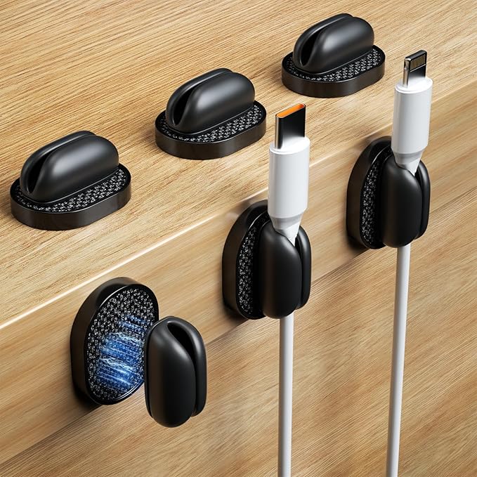6 Pack Puretor Cord Organizer Holders by puretor