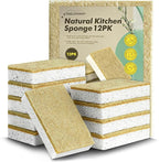 Natural Kitchen Sponge Compostable Kitchen Sponges Cellulose and Coconut by SmilePowo
