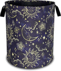 Celestial Sun Stars Moon Laundry Basket Oxford Cloth Funny Laundry Hamper by Unknown