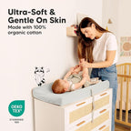 2-Pack Organic Changing Pad Covers - Image 3