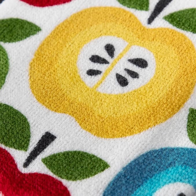T-Fal Fiber Reactive Print Kitchen Towels: Highly Absorbent, Super Soft - Image 3