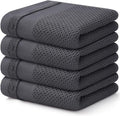 Homaxy 100% Cotton Waffle Weave Kitchen Towels, 13 x 28 Inches Super Absorbent by Homaxy
