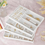 Cirhy 4 Stackable Jewelry Organizer Trays - Image 8