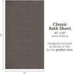 GILDEN TREE Waffle Bath Sheet Large Bath Towels Quick Dry Thin Body Towels - Image 8