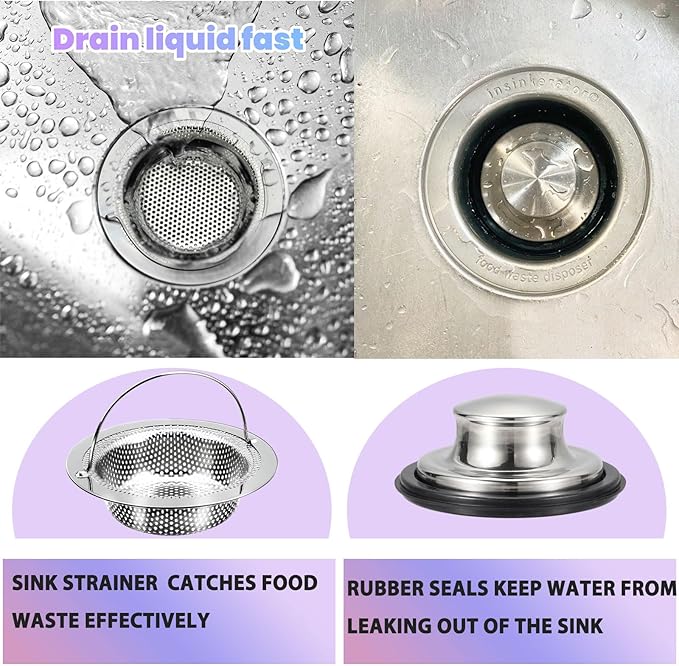 2 Pack Kitchen Sink Drain Strainer - Image 5