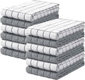 Homaxy Premium Cotton Kitchen Towels 16"x 28", Large Natural Ring Spun 390 GSM by Homaxy