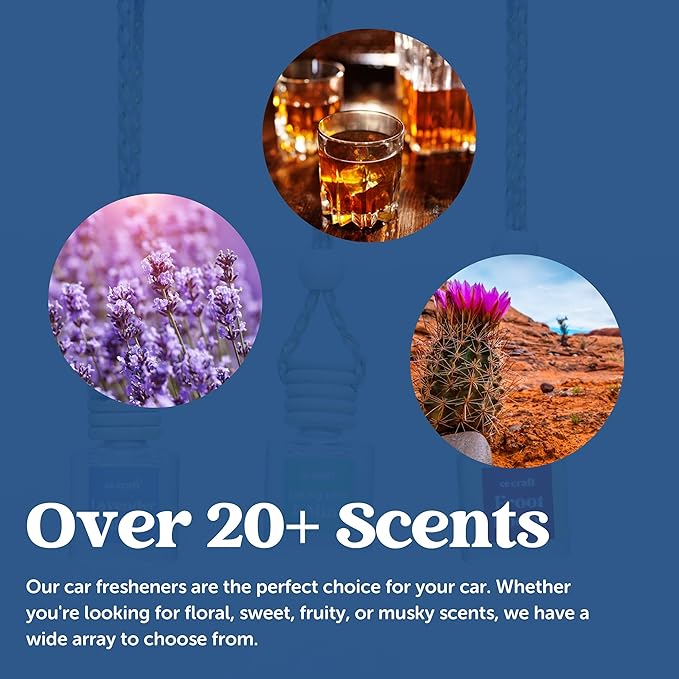 C&E Craft Co Hanging Car Air Freshener Diffuser 2 Pack, Long Lasting Fragrance - Image 5