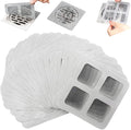 Disposable Shower Drain Hair Catcher Stickers, 90 Pack, 3.94x3.94 inch Mesh by Unknown