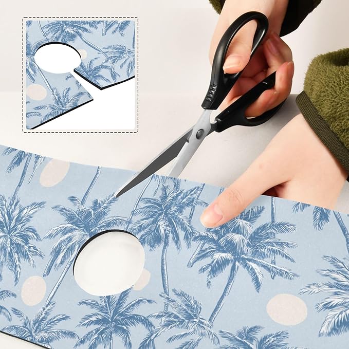 Kitchen Sink Splash Guard 1 PC 14.7 Inch Sink Faucet Mat Splash Guard - Image 5