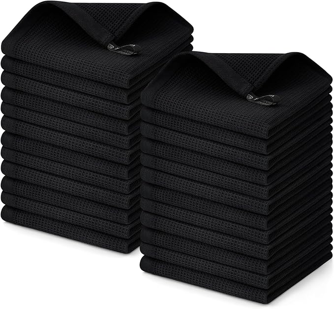 Homaxy 100% Cotton Waffle Weave Dish Cloths by Homaxy
