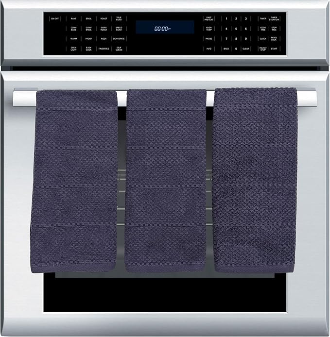 Eggplant Purple Kitchen Hand Dish Towels: Oversized 28" x 18", 100% Cotton - Image 4