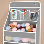 Univivi 6-Shelf Over Door Hanging Organizer Fabric Baby Door Storage - Image 4