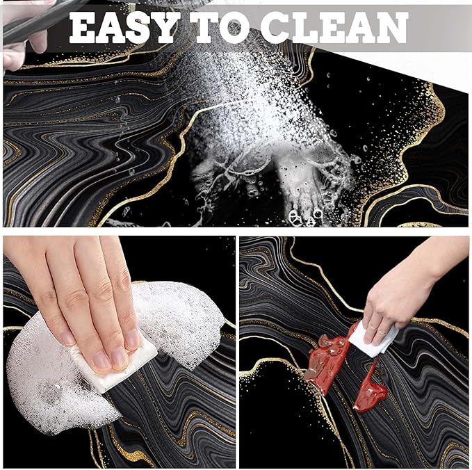 MCALK Marble Black Dish Drying Mat - Image 4
