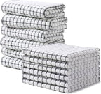 Homaxy Kitchen Towels and Dishcloths Set, 16 x 25 and 12 x 12 Inches, Super by Homaxy