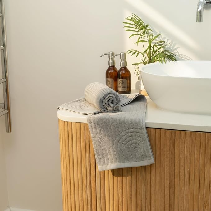 KIBAGA Decorative Hand Towels for Your Bathroom Or Kitchen – Luxurious Set of 2 - Image 2