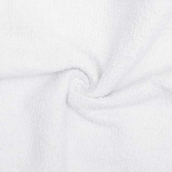 Looperry White Terry Cloth Rags 13"x13" Inches Commercial Grade Dish Cloth - Image 7