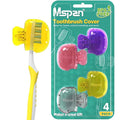 Mspan Toothbrush Head Cover Cap: Tooth Brush Protector Clip Compatible by Mspan
