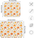Fall Pumpkin Pattern Dish Drying Mat - Image 3