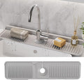WAFT YEARN 24X5 Inch Silicone Durable Faucet Mat Kitchen Sink Splash Guard by WAFTYEARN