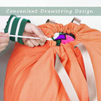 Cotton Canvas Laundry Bag with Handles & Drawstring Straps, Heavy Duty Extra - Image 3