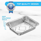 MontoPack Aluminum Foil Pans Half Size Roasting Chafing Pan | Bulk 10 Pack of - Image 4