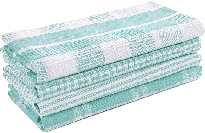 LANE LINEN 100% Cotton Kitchen Dish Cloths, Ultra Soft Absorbent Quick Drying - Image 5