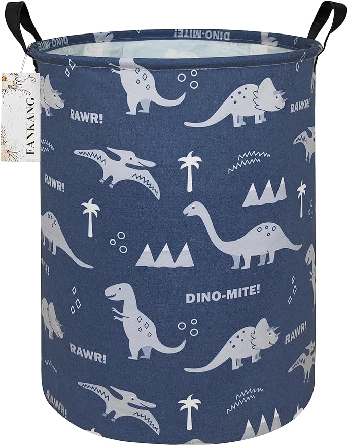 FANKANG Storage Basket, Nursery Hamper Canvas Laundry Basket Foldable by FANKANGStorageBasket