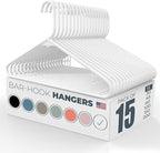 Neaties Plastic Hangers 15 Pack – Made in The USA – 6lb Capacity Standard by NeatiesHangers
