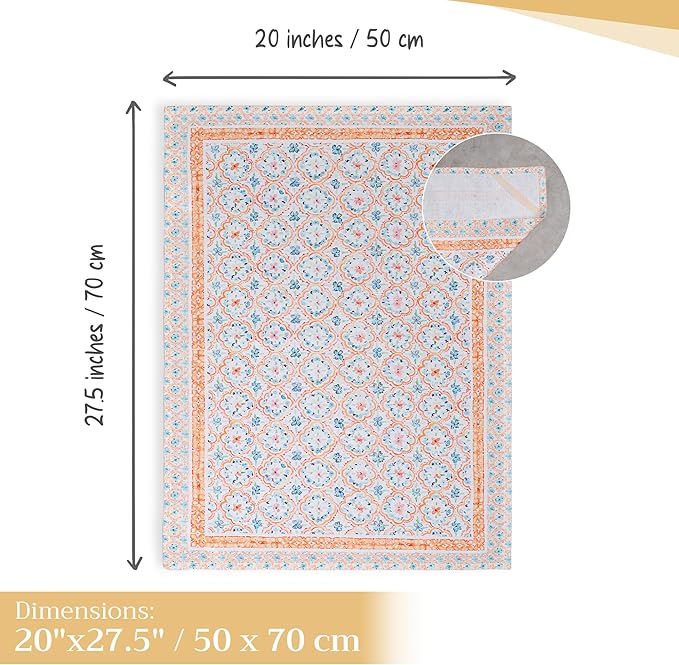 Maison d' Hermine Kitchen Towels Set of 3 100% Cotton 27.50" x 20" Reusable - Image 4