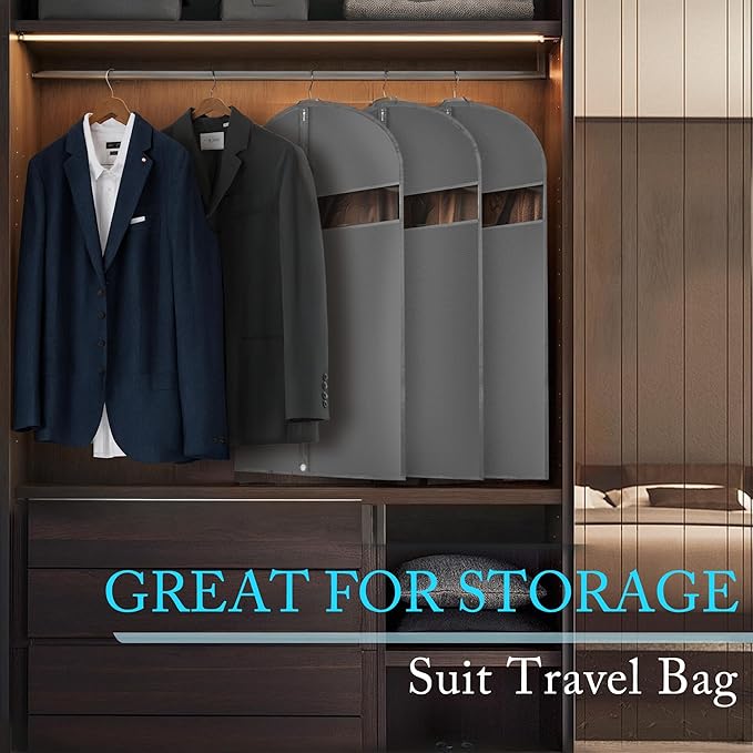 40-inch Suit Bag Garment Bag for Travel and Storage, Garment Bags for Hanging - Image 8