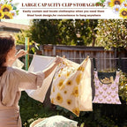 Clothespin Bag for Clothes Pin Holder for Outside and Clothes Line Pins - Image 5