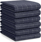Homaxy 100% Cotton Terry Kitchen Towels, Checkered Designed, Soft and Super by Homaxy