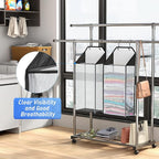 MaxGear Hanging Laundry Hamper, Over the Door Hamper - Image 2