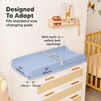 2-Pack Organic Changing Pad Covers - Image 4