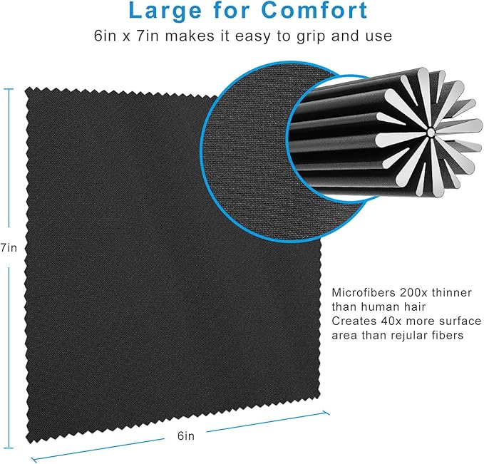 18 Pack Premium Microfiber Cleaning Cloths - Image 6