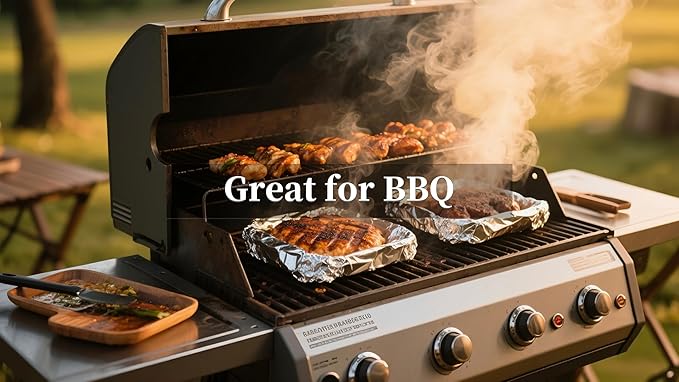 Super Thick Extra Heavy Duty Aluminum Foil 15" x 300 Sq Ft -for Grilling - Image 6