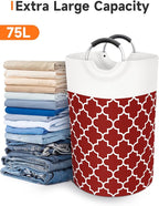 Large Laundry Basket Laundry Hamper Bag Washing Bin Clothes Bag Collapsible Tall - Image 5