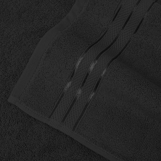 Elegant Comfort Three Line Popcorn Extra Large Luxury Bath Towel - Image 6