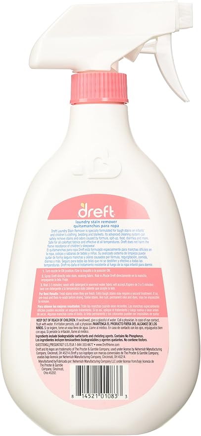 Dreft Laundry Stain Remover, 22 Fl. Oz - Image 2
