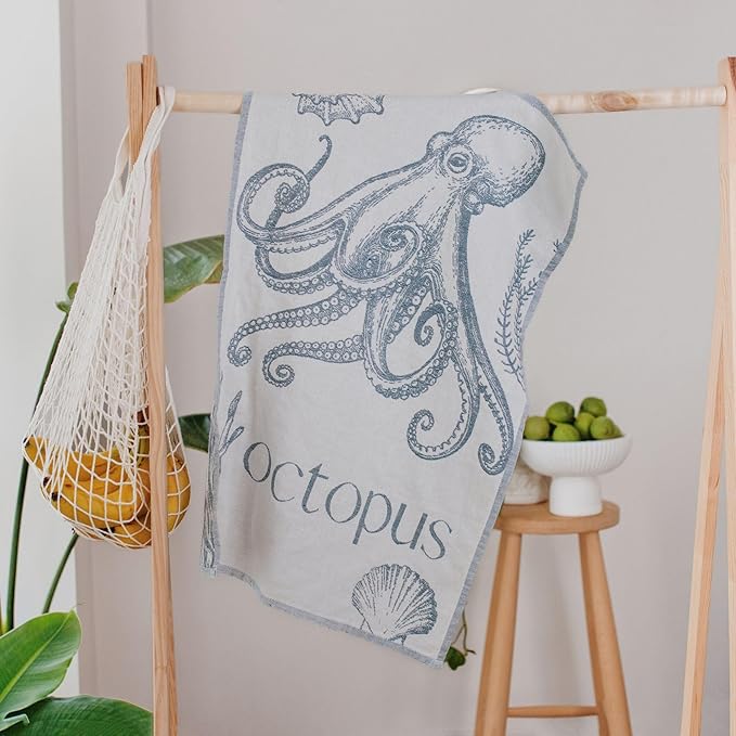 Nautical Kitchen Towels with Ocean-Themed Designs – 100% Turkish Cotton - Image 7