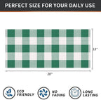 Homaxy 100% Cotton Waffle Weave Check Plaid Kitchen Towels, 13 x 28 Inches - Image 5