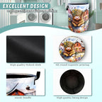 Highland Cow Laundry Basket Floral Farm Foldable Funny Laundry Hamper Oxford - Image 4