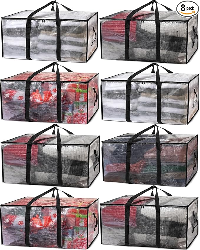 ClearSpace Heavy Duty Moving Bags or Storage Bags – Clear Storage Bins by ClearSpace
