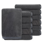 SINLAND Absorbent Coral Velvet Washcloth Ultra Soft Microfiber Face Towels 12 x by SINLAND