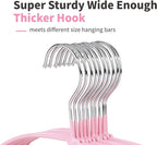 TOPIA HANGER Non Slip Hanger 20 Pack, Metal Clothes Hangers Space Saving - Image 2