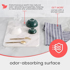Stone Drying Mat for Kitchen Counter – Diatomaceous Earth Dish Drying Stone – - Image 5