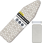 Ironing Board Cover and Pad 18"x54" Extra Thick Natural Cotton, Scorch and - Image 7