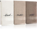 Peryiter 3 Pcs Farmhouse Bathroom Decor Hand Towels 14x29 Inch Cotton Bath by Peryiter