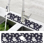 Halloween Vintage Ghost Dish Drying Mat - Image 4