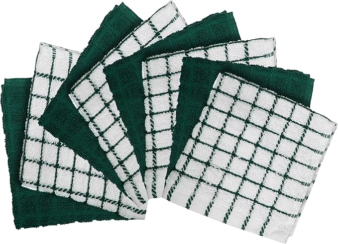 Bumble Dish Cloths | 12" x 12" | 100% Cotton Kitchen Towels | 405 GSM | Soft - Image 2